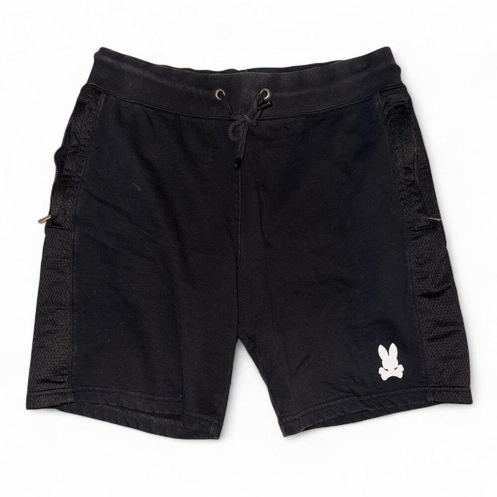 Psycho bunny black sweat shorts